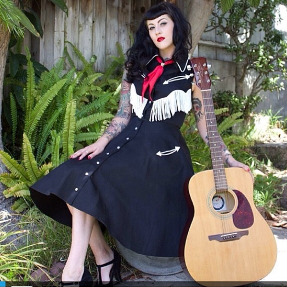 Fables by Barrie “Georgia” western dress, XL